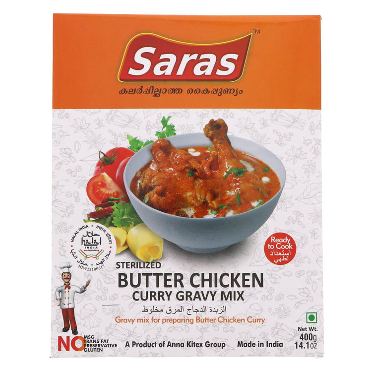 Butter Chicken Gravy Mix - Saras - 400g