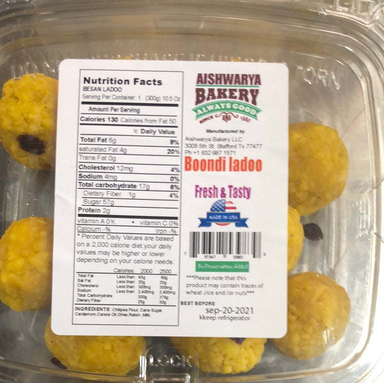 BOONDI LADOO - Aishwarya- 300gms