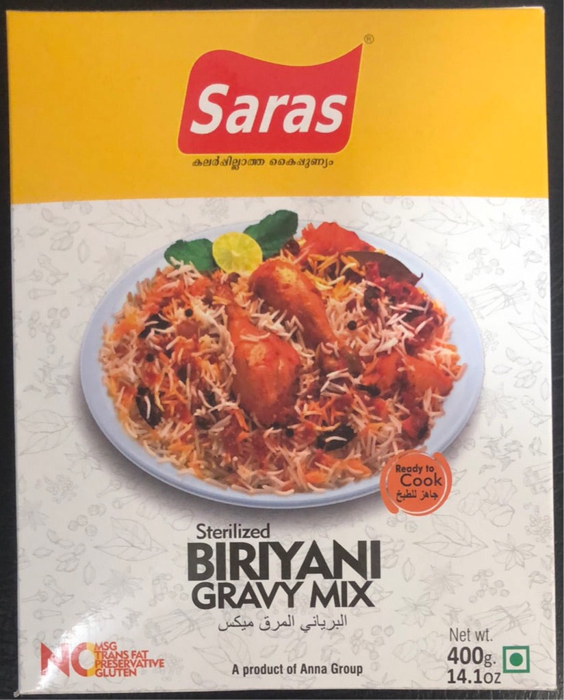 Biriyani Gravy Mix - Saras - 400g